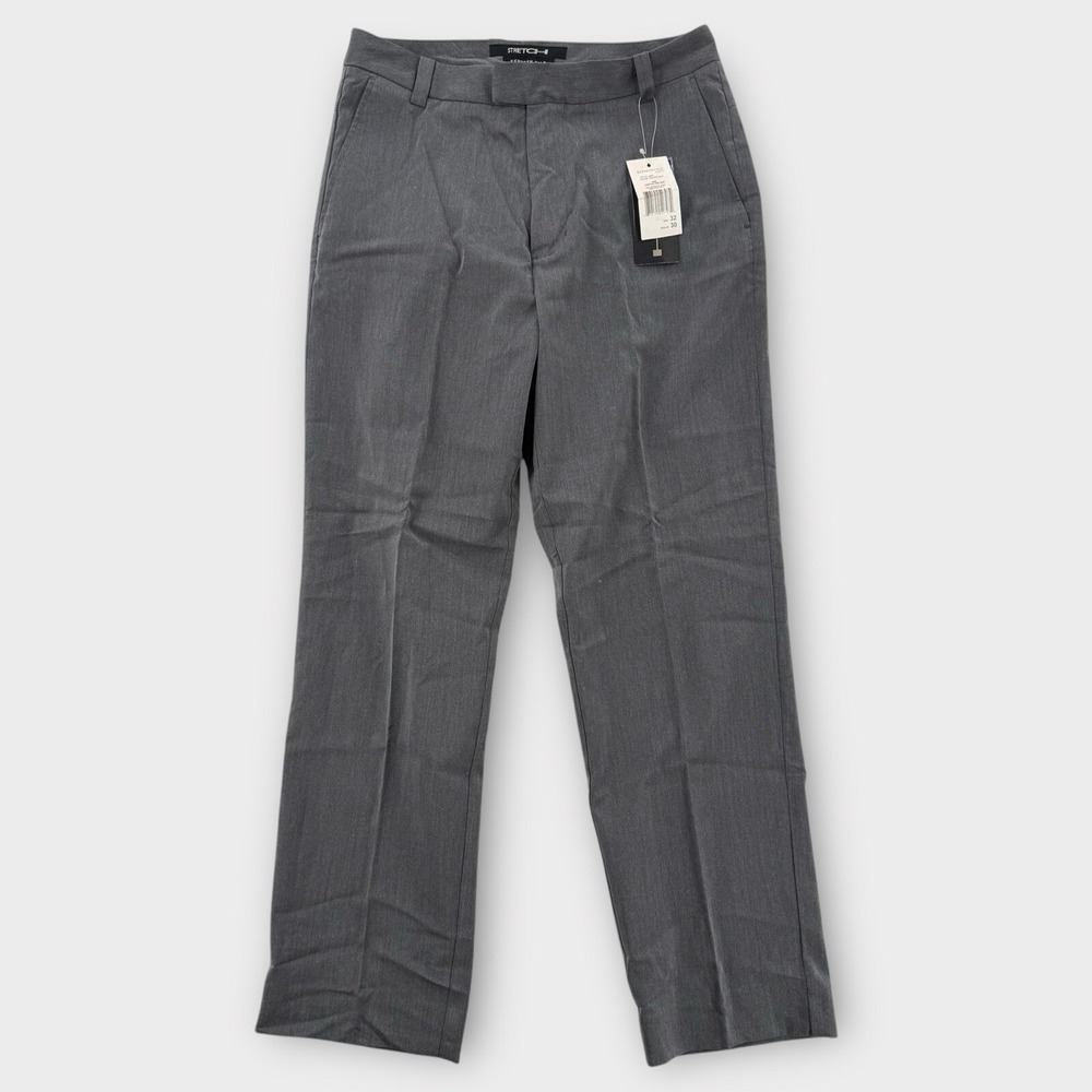 Kenneth Cole Pants‎ Mens 32x30 Lightweight Chino Tech Gray Stretch 9005 NEW